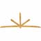 Ekena Millwork Alberta Rough Sawn Timber Gable Bracket, Western Red Cedar, 108"W x 58"H x 2"D x 4"F, 13/12 Pitch GBW108X58X0204ALB00RWR - alternate 5